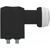 TechniSat Universal-Twin-LNB Black Edition 40mm, schwarz,