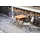 jan kurtz Town Klapptisch 120 x 70 x 75 cm beige/braun