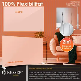 Kesser Infrarotheizung 520 W Weiß