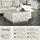 Tectake Lasley Beige MDF 93 x 41 x 80 cm