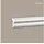 PROFHOME DECOR Wand- und Friesleiste 200 cm x 2,5 cm x 6,0 cm weiß