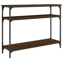 VidaXL Konsolentisch Braun Eichen-Optik 100x29x75 cm Holzwerkstoff