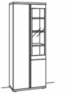 Venjakob Barola Vitrine 9139 VERSANDKOSTENFREI