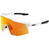 100% Speedcraft 100percent - HiPER Mirror Lens Soft Tact Off White/Rot