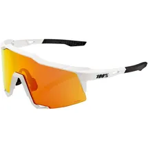 100% Speedcraft 100percent - HiPER Mirror Lens Soft Tact Off White/Rot