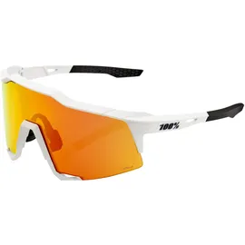 100% Speedcraft 100percent - HiPER Mirror Lens Soft Tact Off White/Rot