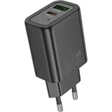 HOCO Ladegerät N63 30W USB-C/A PD QC3.0 Schnellladung | Gr.: onesize
