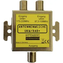 Wittenberg Antennen UKW & DAB+ Antennenweiche UKW, DAB+