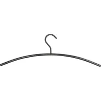 Halcö Kleiderbügel Kulm starr, Stahl schwarz passiviert