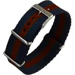 Eulit Perlon Nato-Style 20mm" E56264620402" - rot