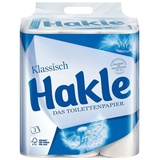 Hakle Klassisch Weiss 3-lagig 24 Rollen schwarz,