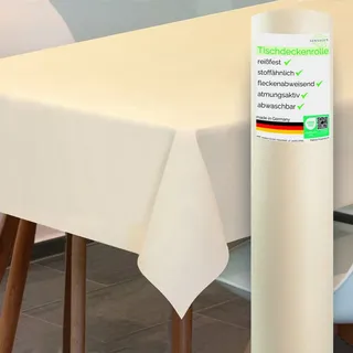 Sensalux Tischdeckenrolle, 1,18m x 10m Creme - Creme