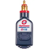 Optimate USB O-115,3300 mA witterungsbeständiges DUAL USB-Ladegerät mit Zwei Ausgängen, mit Motorrad-Stecker (passend für BWM Triumph, Ducati Multistrada,...)