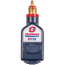 Optimate USB O-115,3300 mA witterungsbeständiges DUAL USB-Ladegerät mit Zwei Ausgängen, mit Motorrad-Stecker (passend für BWM Triumph, Ducati Multistrada,...)