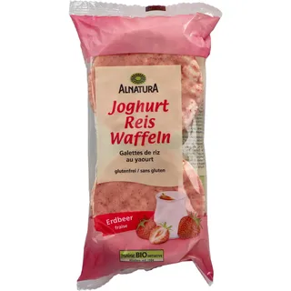Alnatura Bio Reiswaffeln Joghurt Erdbeer, 100G