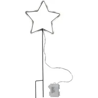 EGLO LED Weihnachtsstern außen, mit Erdspieß und Timer, Steckstern