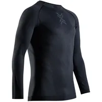 X-Bionic Xceed Run Shirt LS (leicht, optimale Temperaturregulierung) schwarz/rhinograu Herren
