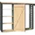 Weka Kaminholzregal Holz 249,4 x 50 x 211 cm graugrün/antrazit
