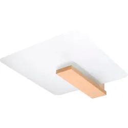 SOLLUX LIGHTING Deckenleuchte "LAPPO", braun (naturholz), H: 47,5cm, Lampen, Verteiltes Licht