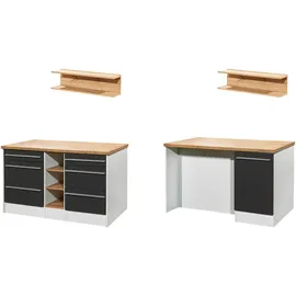 Respekta Kücheninsel Gabriel 150 cm Grau