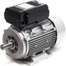 Wiltec Elektromotor 230 V 1,5 kW (2 PS) 1-phasig 2-polig E-Motor mit Anlaufkondensator 2850 U/min und Kupferwicklung
