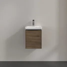 Villeroy & Boch Waschbeckenunterschrank 1 Tür 35,1 x 42,9 x 30,9 cm Arizona Oak/Volcano Black