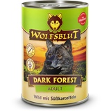 Wolfsblut Dark Forest Wild mit Süßkartoffeln | Adult | x 395 g