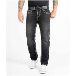 Rock Creek Jeans Comfort Fit dicke Nähte Loose Fit