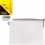 IDENA Reißverschlusstasche A4 wasserabweisend Idena - weiß