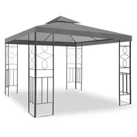 Habeig WASSERDICHTER Pavillon Romantika 3x3m Metall inkl. Dach Festzelt