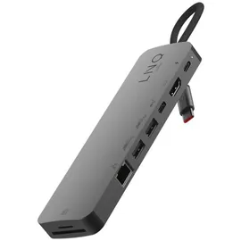 linq connects Pro Studio USB-C 10Gbps Multiport Hub Schwarz