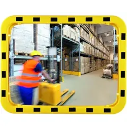 Sicherheits-/Verkehrsspiegel H910xB910mm D.800mm Acryl ca110Grad-Blickwinkel 22m