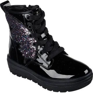 SKECHERS Kinder STREET CLEATS 2 BUTTERFLY KEEPER Mädchen Stiefel 303440 Schwarz Schuhgröße:35 EU - 35
