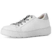 Gabor Sneaker Damen Weiß/Silber 38