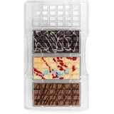 Decora 0050145 SCHOKOLADENFORM KLASSISCHE TAFEL 4CAV 85X42X10HMM 200X120X22HMM