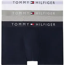 Tommy Hilfiger Um0um03181 Boxershorts 3 Einheiten Grey / White / Desert Sky L
