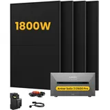 Anker SOLIX Solarbank 2 E1600 Pro All-in-One Speicher für Balkonkraftwerk, mit 4 x 450W Bifaziale Solarmodule,by Powerness - 1600Wh / 1 x Smart Meter / Selbstabholung