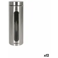 Quttin Topf Quttin Durchsichtig Silberfarben Glas Stahl 2,2 L