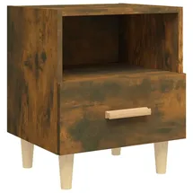vidaXL Nachtschrank Räuchereiche 40 x 35 x 47 cm Braun