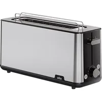 Braun HT 1610 BK PurShine Langschlitz-Toaster (0X23010043)