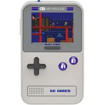 My Arcade GO Gamer Classic 300 Spiele Retro-Konsole Grau und Lila