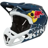 Kini Red Bull EC Mountainbike Helm blau/rot/weiß L