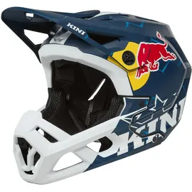 Kini Red Bull EC Mountainbike Helm blau/rot/weiß L