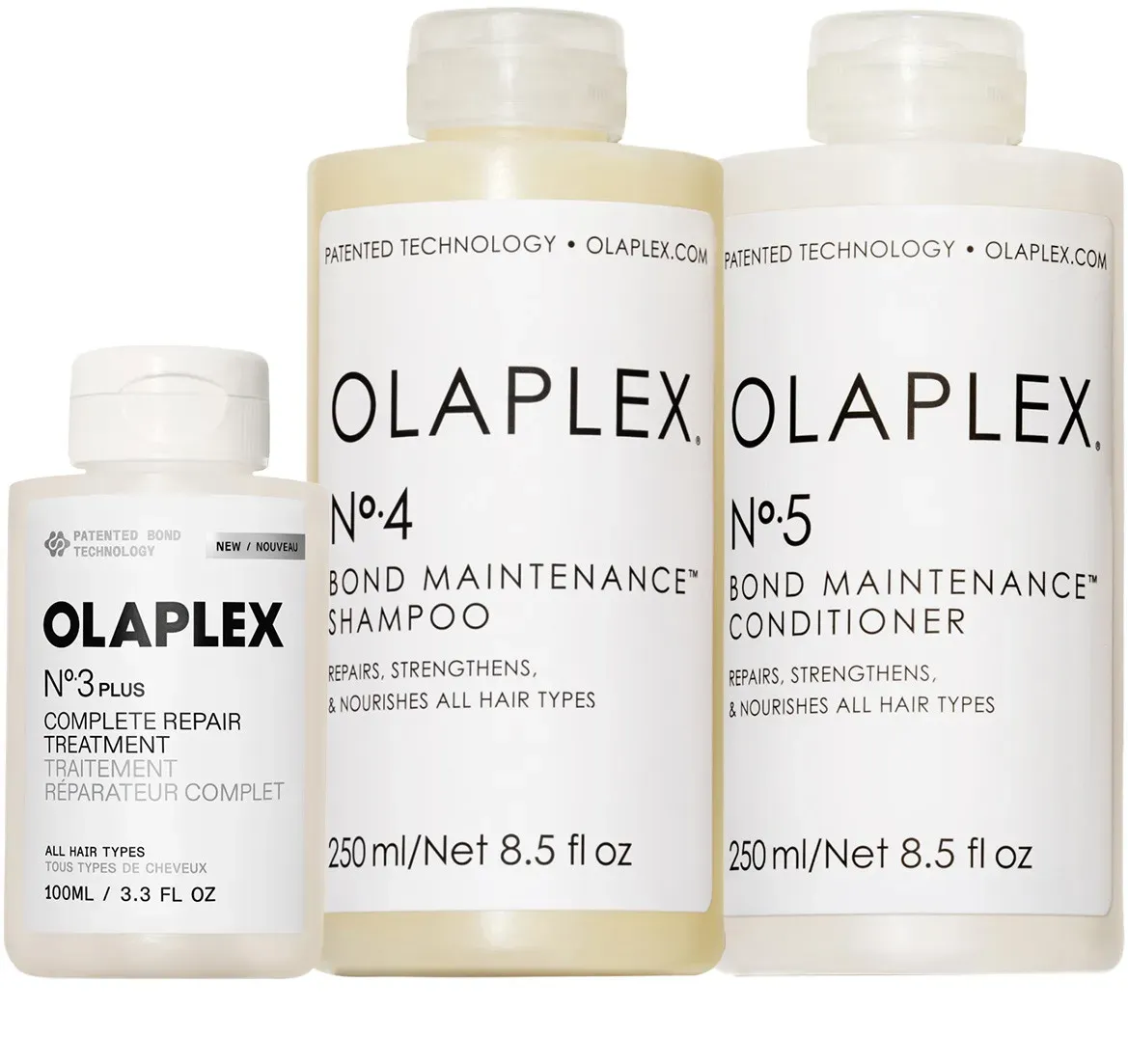 Olaplex Pflege-Trio-Set No.3PLUS + No.4 + No.5