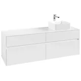 Villeroy & Boch Collaro Waschbeckenunterschrank C05100DH 160 x 55 cm Glossy White