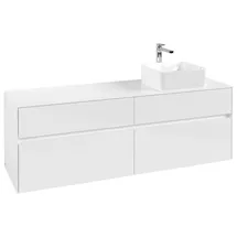 Villeroy & Boch Collaro Waschbeckenunterschrank C05100DH 160 x 55 cm Glossy White