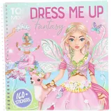 DEPESCHE 13439 TOPModel Dress Me Up Fantasy - Stickerbuch mit 24 vorbedruckten Seiten zum Selbstgestalten, inkl. 11 Stickerbogen