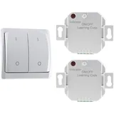 ChiliTec Funk Starter-Set No.4 Pilota Casa 2-fach Wandschalter 2x UP Empfänger"