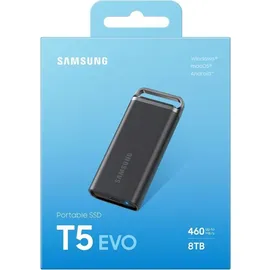 Samsung T5 EVO 8 TB USB-C 3.2 schwarz MU-PH8T0S