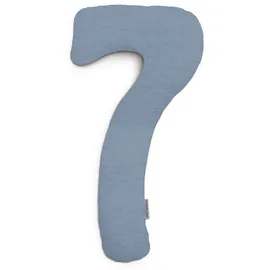 Theraline Stillkissen 80 cm Meliert Blau/Grau